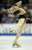 10-11フィギュアスケートGPシリーズ第2戦、スケート・カナダ（2010 Skate Canada International）女子シングル・ショートプログラム（SP）。57.90点で2位につけたクセニヤ・マカロワ（Ksenia Makarova、ロシア）。（2010年10月29日撮影）(c)AFP/GEOFF ROBINS