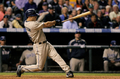延長13回に2点本塁打を放つパドレスのスコット・ヘアーストン（%%Scott Hairston%%）。(c)AFP/Getty Images Doug Pensinger