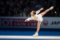 世界フィギュアスケート選手権、エキシビション。演技に臨む宮原知子（2016年4月3日撮影）。(c)AFP/Geoff Robins
