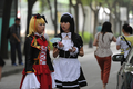 中国東部の安徽（Anhui）省合肥（Hefei）で26日、コスプレ（コスチュームプレイ）イベントが開催され、アニメやゲームキャラクターの衣装や装身具を身にまとった若者が多数、参加した。コスプレの一番人気は日本生まれのキャラクターたちだ（2012年6月26日撮影）。(c)AFP