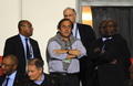 サッカー2012アフリカネイションズカップ（2012 Africa Cup of Nations）は8日、準決勝の2試合が行われ、コートジボワールは1-0でマリを下し、決勝に進出した。

スタンドで試合を観戦する欧州サッカー連盟（UEFA）のミシェル・プラティニ（Michel Platini）会長（2012年2月8日撮影）。(c)AFP/FRANCK FIFE