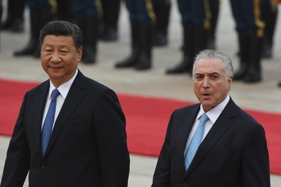 中国・ブラジル、サッカーや原子力など14分野で提携協定