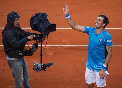 アルゼンチン対イタリアが豪雨順延、運命の一戦は6日に開催 デ杯