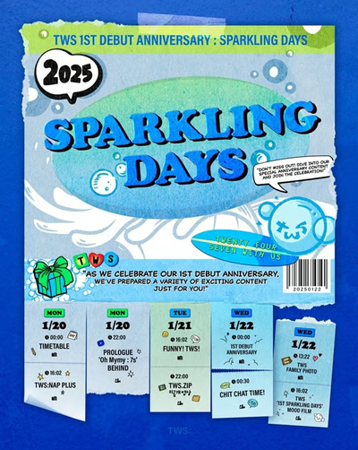 TOURS、「Sparkling Days」タイムテーブル公開…デビュー1周年イベント