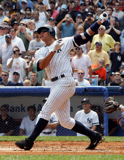 A・ロッド 最年少で通算500号を記録