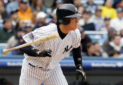 松井秀喜 4番で2安打1打点