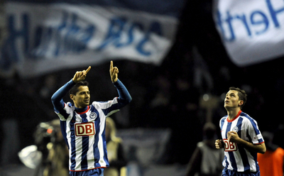 ヘルタ・ベルリン ハンブルガー下し4位に