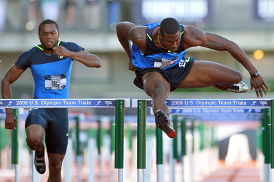 オリバー 男子110メートルハードルを制す