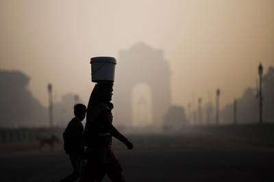 PM2.5による大気汚染、最悪都市の9割が中国とインドに 研究