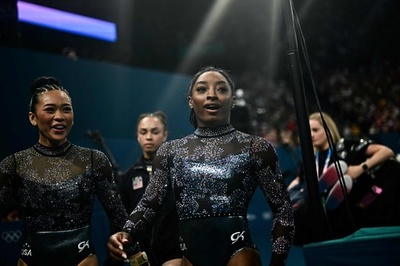 バイルス、複数メダル獲得へ絶好のスタート パリ五輪体操女子