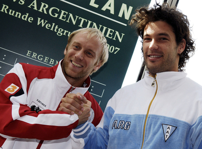 ＜男子テニス 07デビスカップ＞オーストリアvsアルゼンチンを控える両チームが会見に出席 - オーストリア