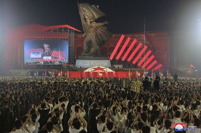 北朝鮮で「戦勝」記念式典 朝鮮戦争休戦協定から69年