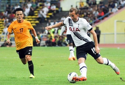 スパーズがマレーシア選抜と親善試合、ケインの2得点で勝利