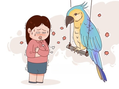 中国の母娘が同時に肺炎 病因はペットのオウム