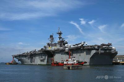 米強襲揚陸艦「トリポリ」が中東到着、3500人規模の部隊