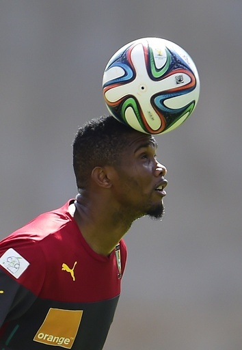 エトー、けがでクロアチア戦を欠場か