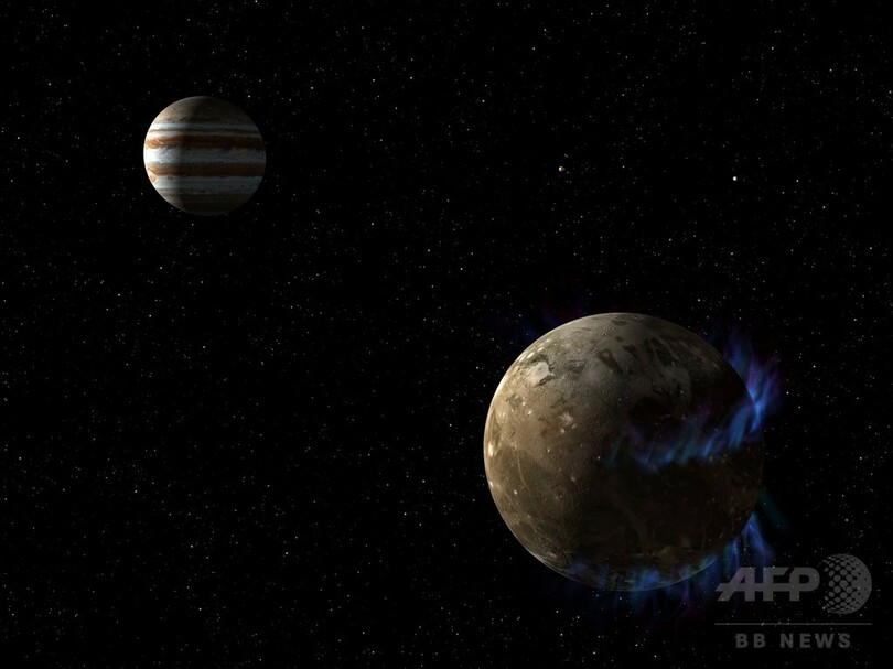 木星最大の衛星ガニメデに地下海 オーロラ観測で確認 Nasa 写真1枚 国際ニュース Afpbb News