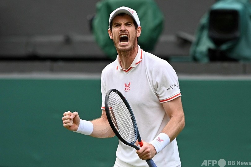 元王者マレー、ウィンブルドンで4年ぶり単勝利 第24シード破る