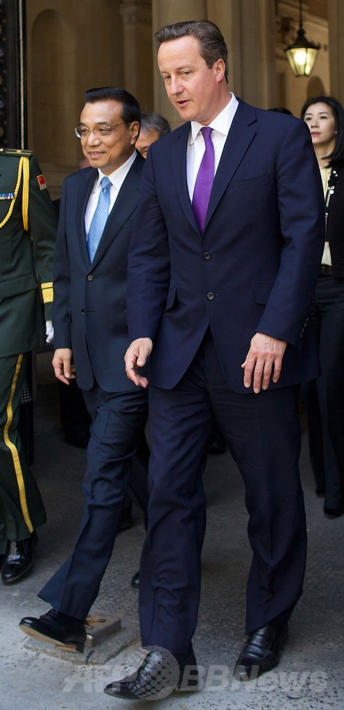 中国は「落ち目の」英国抜き去った、国営紙が社説