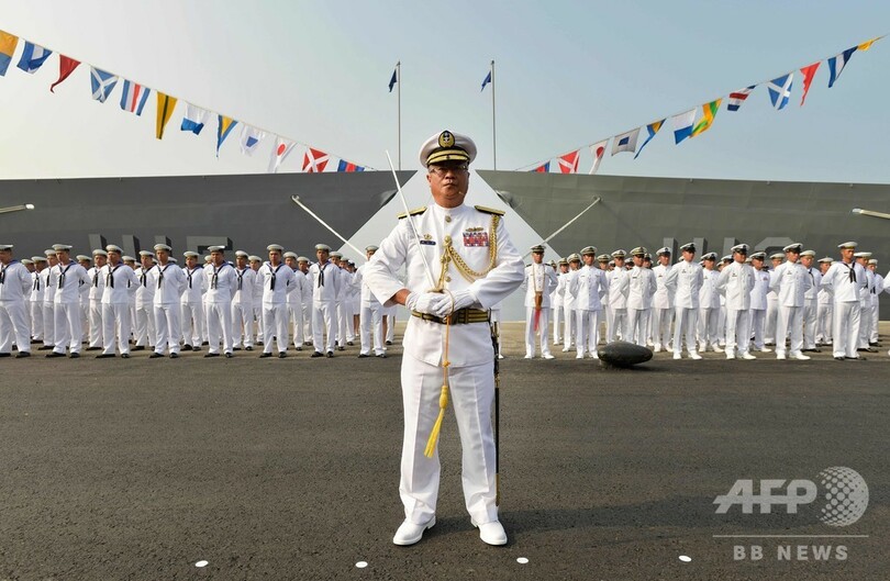 台湾、米から購入のフリゲート艦2隻就役
