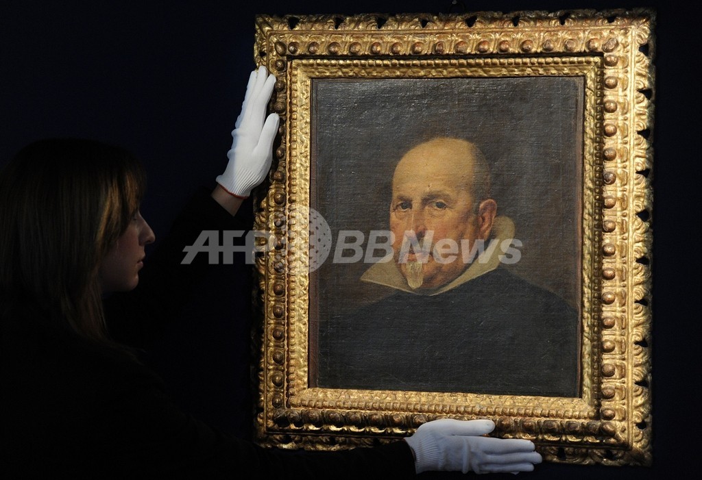 1年前に発見されたベラスケスの絵画、3.7億円で落札 英国 1年前に発見されたベラスケスの絵画、3.7億円で落札 英国