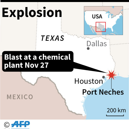米テキサス州化学工場で爆発、近隣に避難指示 現地報道
