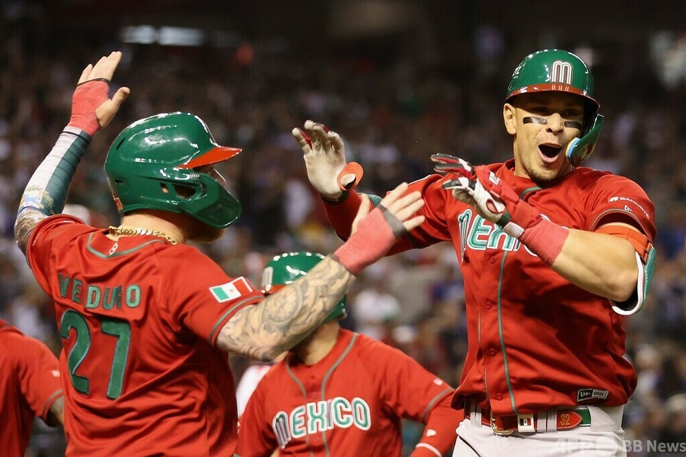 メキシコが米国に番狂わせ 王者に打ち勝つ WBC 写真4枚 国際ニュース：AFPBB News