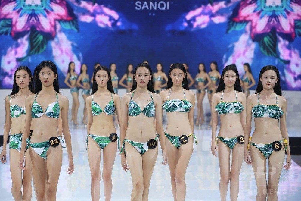 中国モデルスターコンテスト 男女水着審査も 写真4枚 国際ニュース Afpbb News