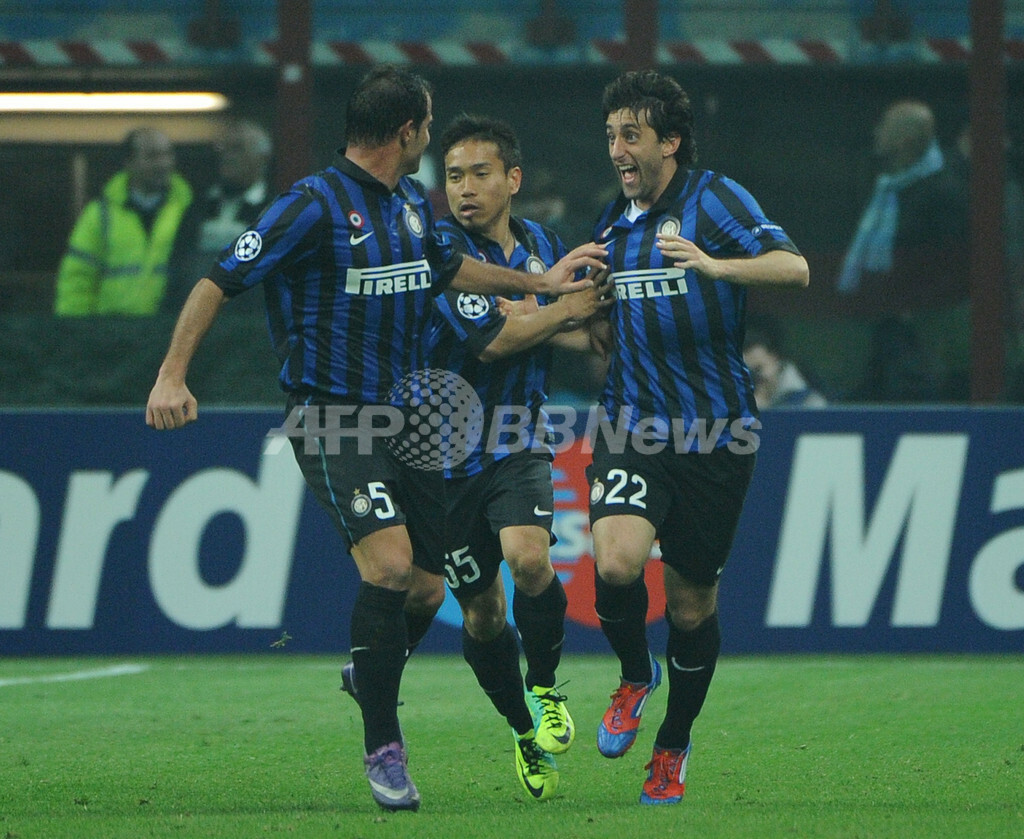 11 12 CL ホーム インテル 長友 長袖実使用マルセイユ戦 11 12 CL