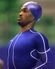 福岡の世界水泳選手権に出場した赤道ギニアのエリック・ムサンバニ（Eric Moussambani）選手（2001年7月22日撮影）。(c)AFP/TOSHIFUMI KITAMURA