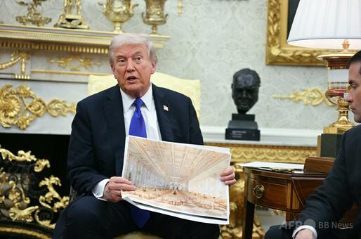 トランプ氏「ホワイトハウスに宴会場が必要」 発砲事件で建設の正当性