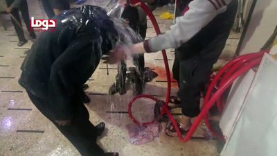 OPCW、シリア首都近郊での塩素ガス使用を認定 最終報告