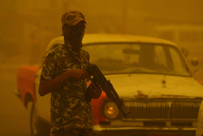 バグダッドを襲った砂嵐