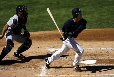 ＜07MLB オープン戦＞松井秀喜 オープン戦第1号本塁打を放つ - 米国