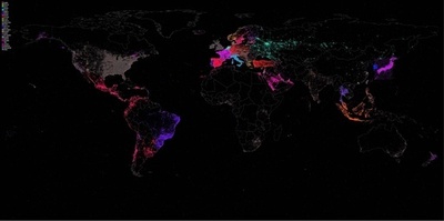 英語ツイートが多い日本、ツイート自体がない中国