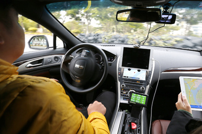 広州で無人運転車の試乗会　申し込みはウィーチャットから