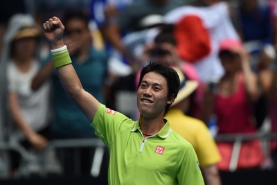 錦織が逆転勝利で3回戦へ、全豪オープン