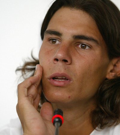 ＜男子テニス セアット・ゴド・オープン2007＞ナダル 大会3連覇に向け会見 - スペイン