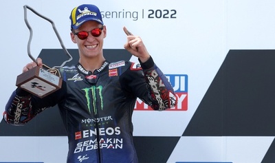 クアルタラロ、体調不良もドイツGP圧勝 総合リード拡大