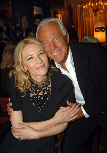 ジョルジオ・アルマーニ、ケイト・ブランシェットの劇団に資金援助