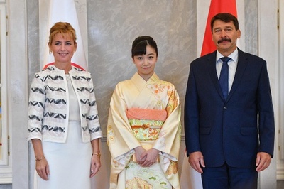 佳子さま、ハンガリー大統領を表敬訪問