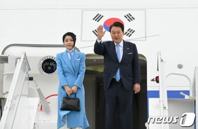 韓国大統領支持率34.5％、1.9ポイント上昇…「訪米不安解消」