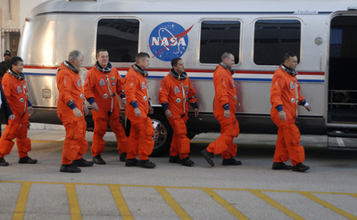 若田光一さんら、シャトル打ち上げリハーサル