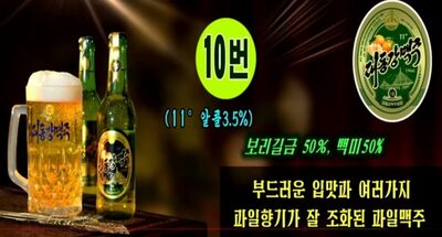 北朝鮮の大同江ビールが新商品、果物風味など5種類を追加