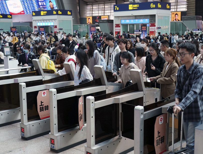 中国の清明節連休の鉄道旅客数、過去最高の8588万人
