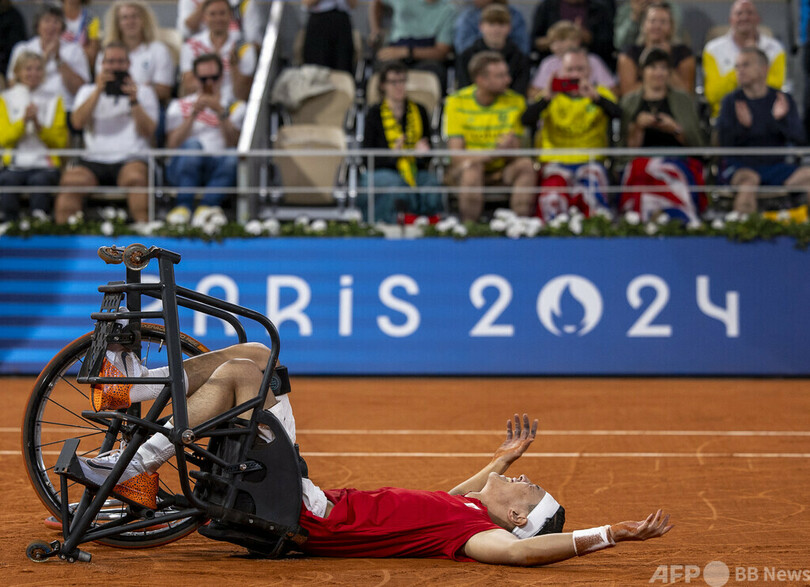 小田と激闘の英選手「車いすテニス史に残るかも」 惜敗も前向き