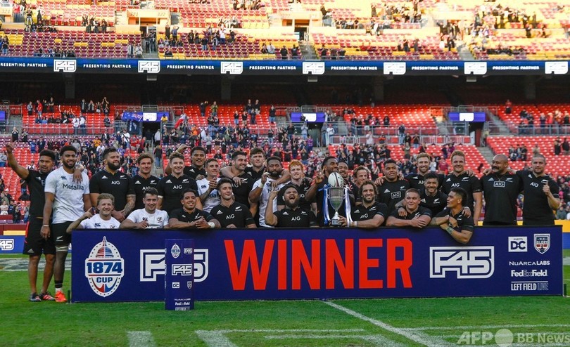 オールブラックス、米に104-14大勝 北半球遠征を好発進