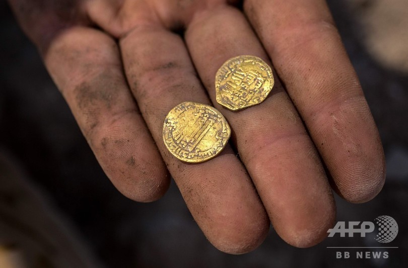 アッバース朝時代の金貨425枚 イスラエルで発見 10年前のものか 写真16枚 国際ニュース Afpbb News