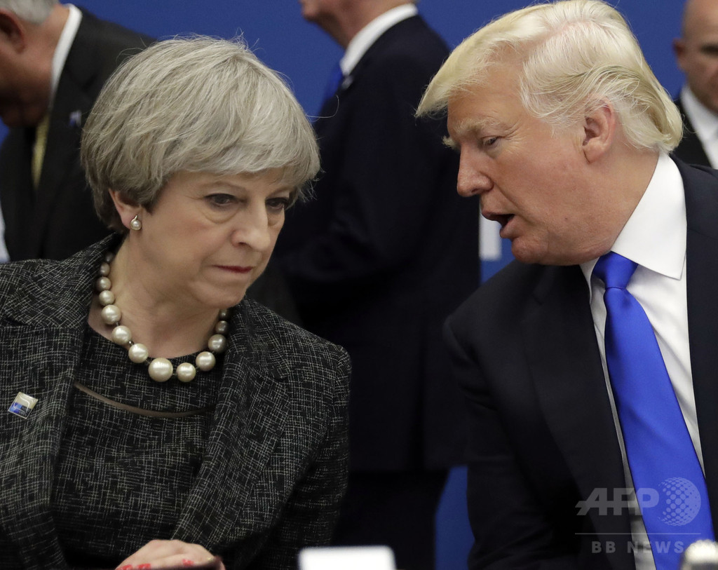 ロンドン地下鉄爆発、トランプ氏ツイートに英首相ら反発 ロンドン地下鉄爆発、トランプ氏ツイートに英首相ら反発