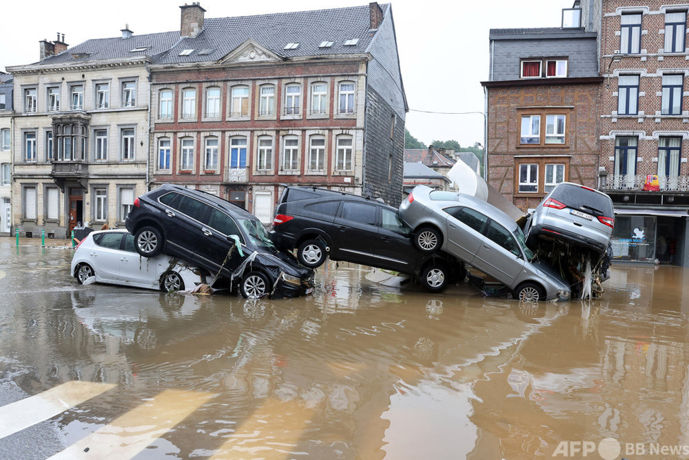 【写真特集】西欧豪雨、河川氾濫で大きな被害